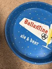 Vintage Ballantine Ale   Beer Tray 13 Inch  Newark Nj