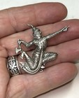 Sterling Siam Brooch Of Ramasoon The God Of Thunder - Look 