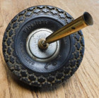 Vintage Advertising Promo  Firestone Tire Pen Holder  21 00-24 Earthmover   Nice