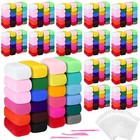 600 Pcs Air Dry Clay Set For Kids - 24 Colors Modeling Tools   Accessories