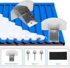 25 Pcs Snow Guards For Metal Roofs  Made Of 304 Stainless Steel Material   Anti-