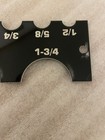 Round Tubing Diameter Gauge - 1 2  Up To 1-3 4  - Imca Nhra Brand New