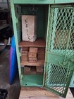 1940 s Vintage Metal 10 Workers Lockers Green W Hooks And Shelves