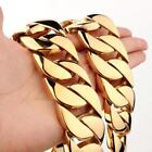 24mm 32mm Heavy Strong Silver gold Cuban Link Chain Necklace Or Bracelet For Men