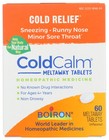 Boiron Coldcalm Homeopathic Cold Relief Meltaway Tablets 60 Count 3 Pack