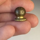 Vintage Brass Round Ball Lamp Finial Hardware Retro Art Deco Mid-century Regency