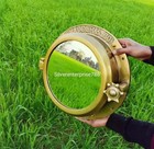 Antique Brass Heavy Cabal Ship Both Window Port Hole  Porthole Window Porthole