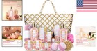 Indulgent Rose Spa Set - 15 Natural Beauty Essentials For A Relaxing Experience