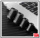 20 Pack Ferrite Chokes Bead Ring Core Rfi Emi Noise Suppressor Filter Cable Clip