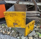 Viintage Yellow-painted Wooden And Galvanized Metal Hardware   