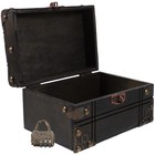  Wood Keepsake Vintage Jewelry Box Child Treasure Organizer Chest
