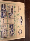 Vintage 1952 Palace Theatre Syracuse Nebraska Movie Calendar Flyer Ephemera