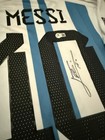 Lionel Messi Signed Argentina  10 Jersey Fifa World Cup Qatar 2022 Bas