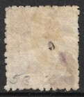 British Guiana Scott 53 Sg  58 1866 Rose With Brown Cancel Vf Centering Used