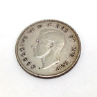 1947 Canada Silver Half Dollar Coin Wide Date Straight 7 - 50c 50   With Ind imp 