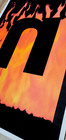 Vintage 1997 Nine Inch Nails Black Light Poster Flocked 23  X 35  Ships Free