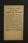 Inman Line Vtg Trade Card 6  Royal   United States Mail Steamers John Brand