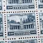 Mexico 1934 Mnh Monument 100 Stamps Full Sheet Sc  100 00