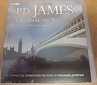 Cd Audiobook - Original Sin - P d james - Complete   Unabridged - New   Sealed