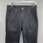 Levis 511 Jeans Mens 32x30 Slim Skinny Black Denim Pants Medium Stretch Flex