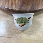 Vintage Hand Painted Porcelain Chinese Tea Set 5 Cups Dong Ah Stoneware