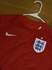England National Team 2014 Nike Dri-fit Men   s Medium Soccer Football Jersey