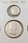 1961 Us Mint Philadelphia Silver Proof Set W 90  Franklin Half