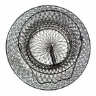 Collapsible Fish Basket W  Spring Loaded Trap Doors Fishing Catch Storage Tool