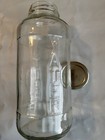 Vintage Clear Refrigerator Bottle Embossed Water And Juice 32 Ounce With Lid