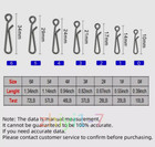 100pcs Fishing Snap Fast Clips Stainless Steel Connector Hook Lure Tool 0-6 