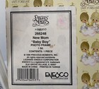 Precious Moments Baby Photo Frame New Mom Baby Boy Blue Comes With Box New