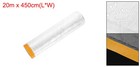 65 6ftx177 2  Plastic Sofa Couch Cover Furniture Protector With Adhesive Strap