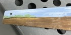 Vintage Hand Saw 28 Inch Beautiful Hand Painted Farm Print  Preowned  Collectors