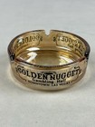Vintage Golden Nugget Gambling Hall Casino Glass Ashtray Las Vegas Nevada