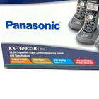 Panasonic Digital Cordless Phone Answering System New Kx-tg5633b 3 Handsets 5 8