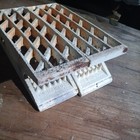 Vintage Dearborn Birmingham Ceramic Brick Radiant Heat Grates 8 Inch Set Of 2