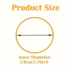 150pcs Rubber Strong Elastic 38mm Diameter Multi-purpose Natural Rubber Bands