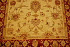 C1980s Never Used Mint Floral Design Afghan Chobi Rug 4 3  X 6 3  Great Wool Rug