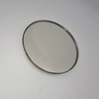Towle Sterling Silver Pocket Mirror Vintage Repousse Floral Scroll Ornate 3in