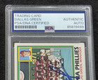 1981 Dallas Green Signed Topps Baseball Card-philadelphia Phillies-psa
