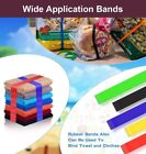 5pc Silicone Towel Clips - Secure Windproof Bands For Family Beach Days Poolside