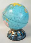 1962 Ohio Art 6  Metal Globe Bank Commemorating John Glenn s 3 Orbits Of Earth 