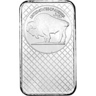 5 Oz  Silvertowne Silver Bar - Buffalo Design - 999 Fine