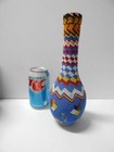 Large Antique Vintage Paiute Indian Beaded Both Bottle - 9 7 8 t - Nice Old One