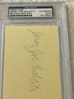 Jersey Joe Walcott Index Card Psa Dna Certified Authentic Auto Autograph Signed