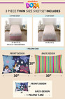 Dora The Explorer 3pc Twin Sheet Set Pink Floral Microfiber Bedding For Kids