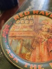 Early Antique Advertising  Tip Tray For Red Raven Tonic Depicting Victorian Girl
