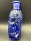 Antique Bromo Seltzer Cobalt Blue Bottle Emerson Drug Co Baltimore Md 5in  Tall