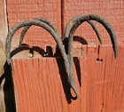 Amazing Early Antique Hand Forged Animal  Trap Grapple Drag Hook 