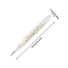 Glass Oral Temperature For Fever Test Temperature Axillar Temperature 94-108   f